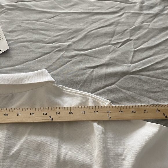 NWT‎ Basque Durango Emblem Clique Polo|White|Size Large - Picture 10 of 10